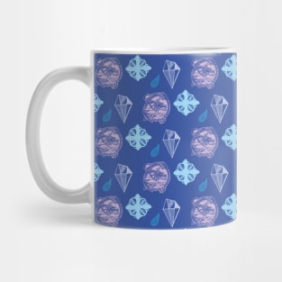 Four elements - fire, water, earth, air endless pattern Mug